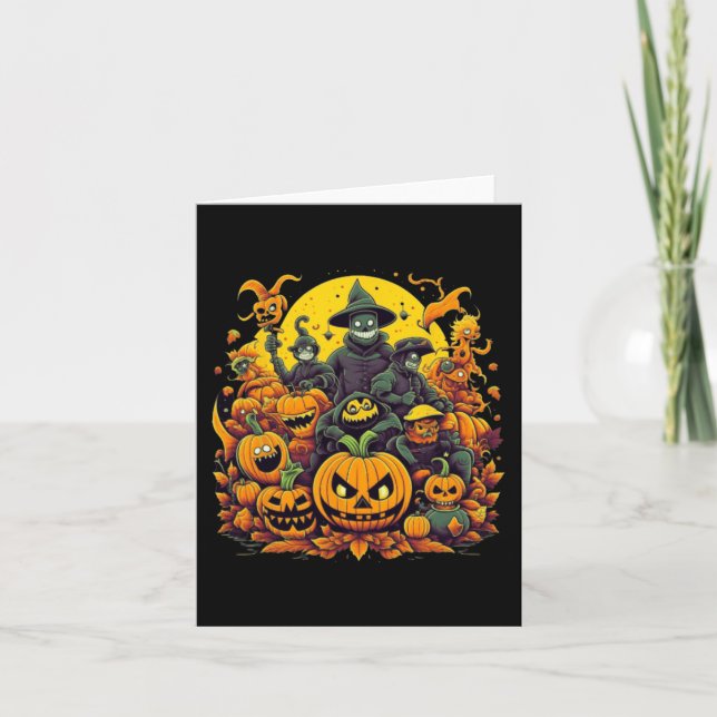 Halloween Halloween Costume Card (Front)