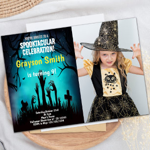Halloween Halloween Invitations with photo