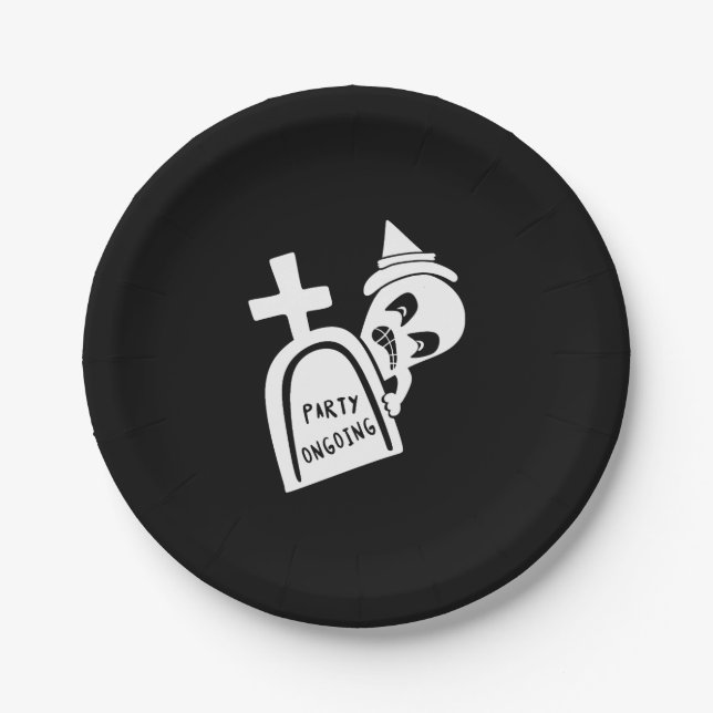 Halloween Halloween  Paper Plate (Front)