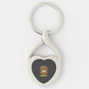Halloween Hamster Fuelled By Spooks And Sweets_1 Key Ring