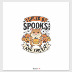 Halloween Hamster Fuelled By Spooks Funny Cute_1