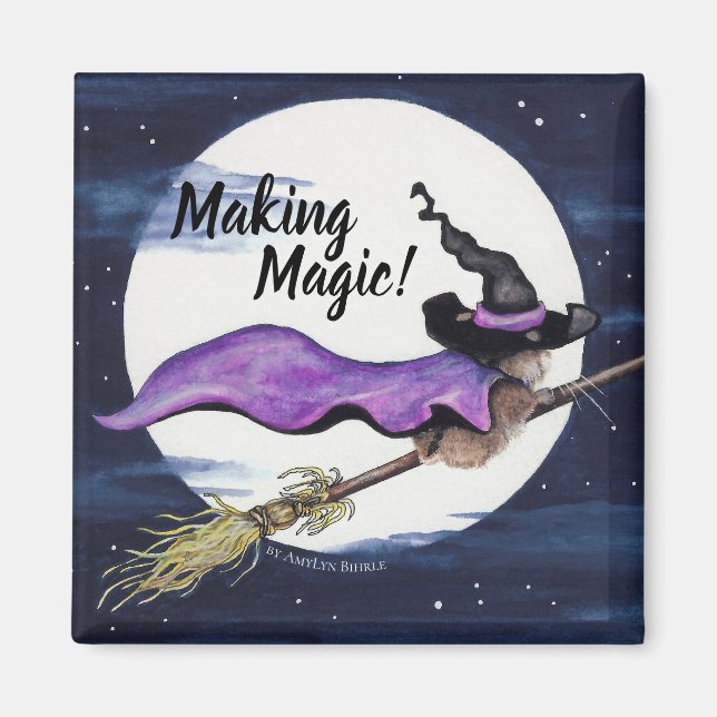 Halloween Hamster Magnet by Bihrle (Front)