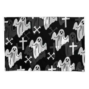 Halloween Hand Drawn Pattern Background Pillowcase