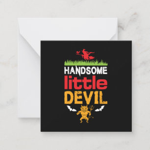 Halloween Handsome Little Birthday Card