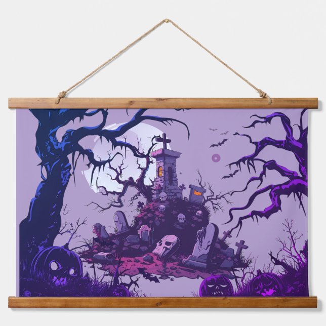 HALLOWEEN HANGING TAPESTRY (Front)