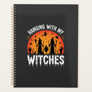 Halloween Hanging With My Witches Vintage Moon Planner