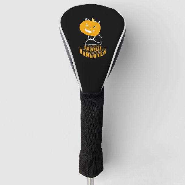 Halloween Hangover Golf Head Cover (Front)
