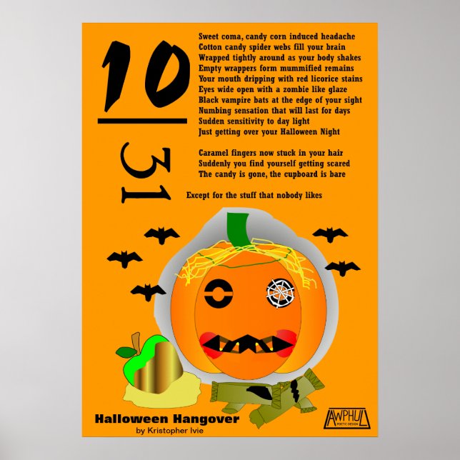 Halloween Hangover Poster (Front)