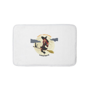 Halloween - Happy Halloween! Bath Mat