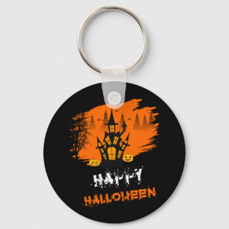 Halloween Happy Halloween Birthday Key Ring