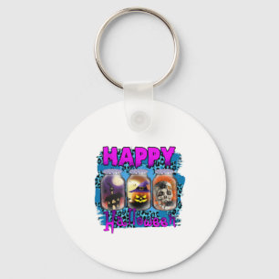Halloween Happy Halloween Birthday Key Ring