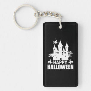 Halloween Happy Halloween Birthday Key Ring