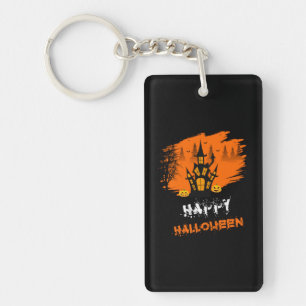 Halloween Happy Halloween Birthday Key Ring