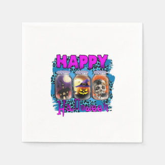 Halloween Happy Halloween Birthday Napkin