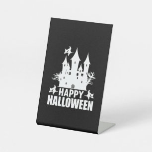 Halloween Happy Halloween Birthday Pedestal Sign