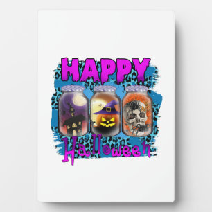 Halloween Happy Halloween Birthday Plaque
