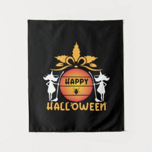 Halloween Happy Halloween Birthday Tapestry