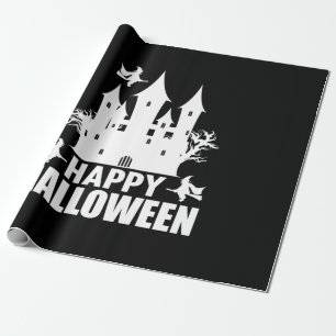 Halloween Happy Halloween Birthday Wrapping Paper