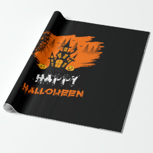 Halloween Happy Halloween Birthday Wrapping Paper