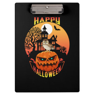 Halloween Happy Pumpkin Halloween Clipboard