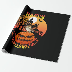 Halloween Happy Pumpkin Halloween Wrapping Paper