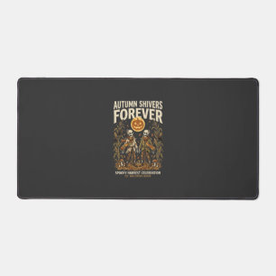 Halloween Harvest Bone Embrace Desk Mat