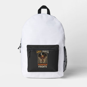Halloween Harvest Pumpkin Frights Printed Backpack