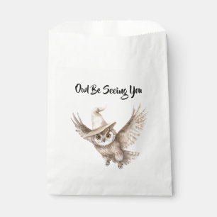 Halloween Hat Owl Be Seeing You Favour Bag
