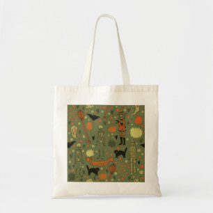 Halloween Haunt: Spooky Vintage Mix Tote Bag