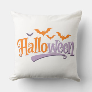 Halloween Haunt Throw Pillow: Spooky New Model Cushion