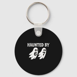 Halloween Haunted 67 Number 67 Six Seven Meme Key Ring