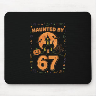 Halloween Haunted 67 Six Seven Meme 1 (12)  Mouse Pad