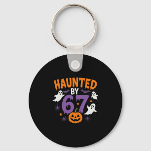 Halloween Haunted 67 Six Seven Meme 1 (16)  Key Ring