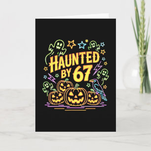 Halloween Haunted 67 Six Seven Meme 1 (6) Card
