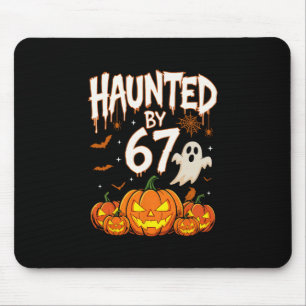 Halloween Haunted 67 Six Seven Meme 1 (7) Mouse Pad