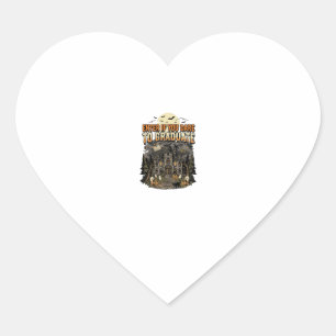 Halloween Haunted Academy Night Heart Sticker