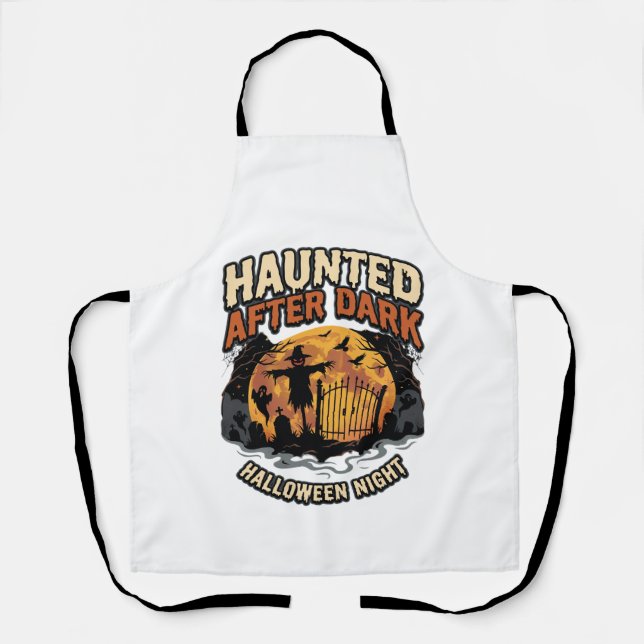 Halloween Haunted After Dark Apron (Front)