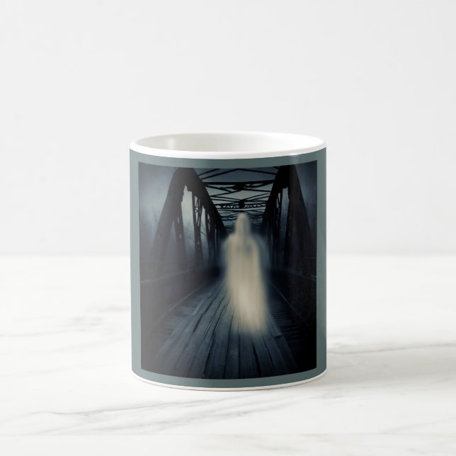 Halloween - Haunted Bridge 3 Coffee Mug (Center)