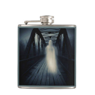 Halloween - Haunted Bridge 3 Hip Flask