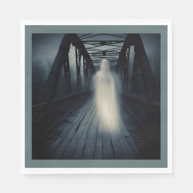 Halloween - Haunted Bridge 3 Napkin (Front)