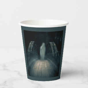 Halloween - Haunted Bridge 4 Paper Cups