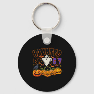 Halloween Haunted By 6 7 Six Seven Gen Alpha Z 67  Key Ring