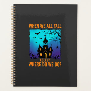 Halloween Haunted Church Where Do We Go Planner