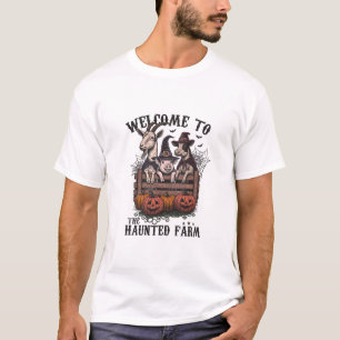 Halloween Haunted Farm Animals T-Shirt