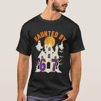 Halloween Haunted Ghost 67 Six Seven Meme T-Shirt