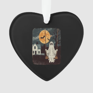 Halloween Haunted Ghost Swing Ornament