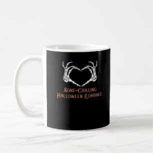 Halloween Haunted Heart Skeletal Bone Chilling Cla Coffee Mug