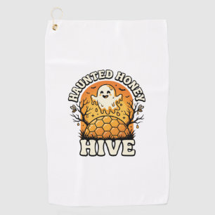 Halloween Haunted Honey Spirits Golf Towel