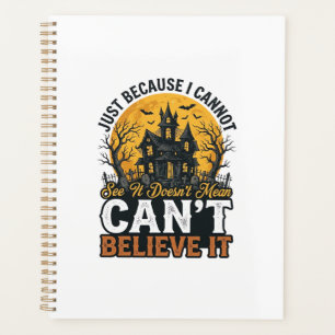 Halloween Haunted House Cant Believe It Vintage Planner