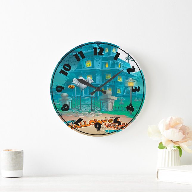 Halloween Haunted House Clock (Creator Uploaded)